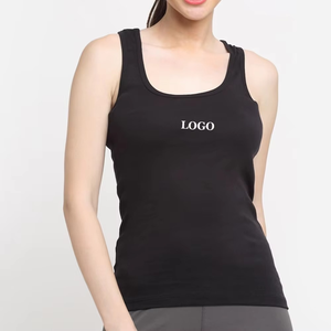 Top Deportivo Corto de Punto Transpirable de Secado Rápido para Mujer, Camiseta sin Mangas Informal para Entrenamiento, Fitness y Ejercicio - Product Image 1
