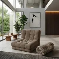 Canapé-lit ergonomique à une place pour soulager la pression, style minimaliste, mousse à mémoire de forme haute densité pour salon, emballé sous vide
