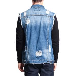 Meilleur Style Léger Hommes Jeans Gilet Haute Qualité Respirant Style Décontracté Bas quantité minimale de commande OEM Imperméable Confortable Grande Taille Garçons - Product Image 6
