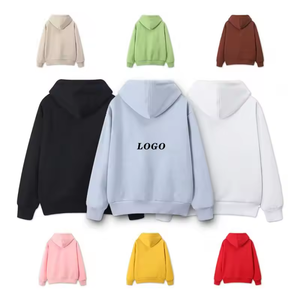 Haute qualité 100% coton étiquettes personnalisées logo vierge grande poche surdimensionné sweats à capuche unisexes en gros Hoodies - Product Image 3