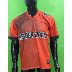 Camiseta de fútbol en blanco Hip Hop deportes malla práctica camiseta de fútbol Lisa camiseta de fútbol personalizada sublimación uniforme - Product Image 1