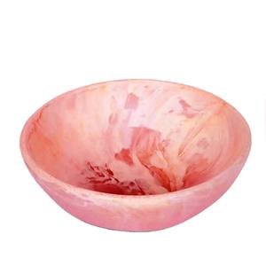 Bol à pétales, bols de service en résine faits à la main, vaisselle décorative polie, origine indienne, respectueux de l'environnement - Product Image 3