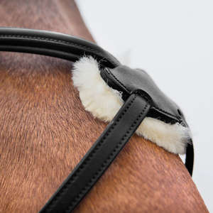 Bride de cheval en cuir naturel indien de qualité fabricant de bride roulée en cuir fabricant de bride de cheval de qualité supérieure bon marché - Product Image 4