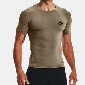 Ropa de entrenamiento para hombre, camisetas personalizadas de LICRA para entrenamiento muscular, correr, gimnasio - Product Image 1