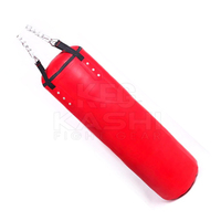 Saco de Boxeo de Cuero Resistente, Relleno de Arena, para Entrenamiento de Boxeo, Artes Marciales y Fitness, Diseñado para Potencia y Resistencia Diaria