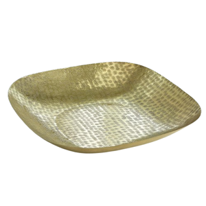 Vente Flash : Bol à Fruits en Aluminium Fait Main, Design Unique et Moderne, Luxe et Écologique, Motif Martelé, pour la Maison - Product Image 1