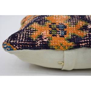 Multicolor Bohemian Wool Pillow 12x12 Inch Woven Embroidered Kantha <b>Patchwork</b> Vintage Square Print Portable <b>Bedding</b> Floor Use - Product Image 4