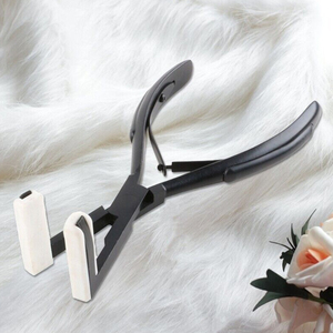 Extensiones de cabello curvo profesional de la mejor calidad y herramienta de abalorios, alicates para quitar cuentas, alicates para extensiones de cabello inoxidable de buena calidad - Product Image 2