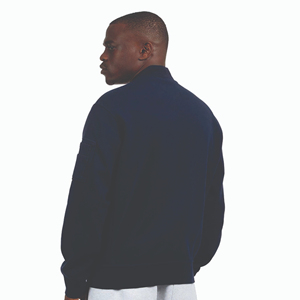 Nueva chaqueta de bombardero clásica de tela de alta calidad para hombre, logotipo personalizado, Color sólido, cremallera completa, chaquetas de invierno de estilo callejero para hombre - Product Image 2