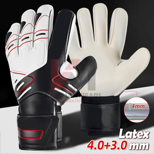 Gants de gardien de but pour enfants Football Poignets à forte adhérence Jeunesse Football Prix de gros Fournisseur en gros Marque OEM Gants de gardien de but - Product Image 3