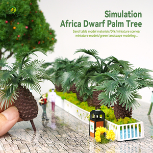 Simulation verte en plastique ABS modèle de table de sable africain brun bas matériel modèle de scène Miniature <span class=keywords><strong>paysage</strong></span> vert aménagement paysager - Product Image 4
