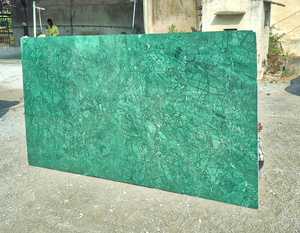 Marbre vert Design moderne Grande dalle Finition polie Durable et écologique pour la cuisine, la salle de bain, l'escalier et la villa - Product Image 4