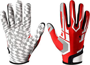 Guantes de fútbol americano con receptor ancho, guantes de Fielding con logotipo personalizado para clima frío, guantes de Rugby, precio barato - Product Image 5