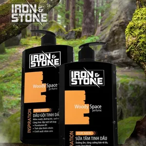 IRON AND STONE / SHAMPOO & SHOWER GEL 2 IN 1 FOR MEN / PREMIUM QUALITY PRODUCTS