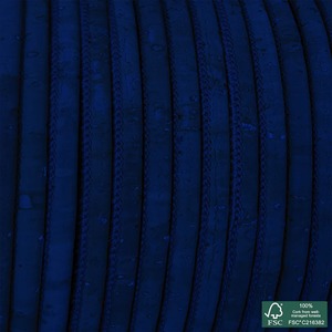 Cordón de corcho redondo azul real superior - Product Image 2