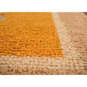 Tapis en laine noué à la main Nuray Gold, motif géométrique rectangulaire pour salon ou chambre à coucher - PAEM-369 - Product Image 3