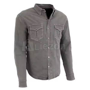 Lightweight Street Style <b>Jeans</b> T-<b>Shirt</b> <b>for</b> <b>Men</b> Quick Dry Breathable Male <b>Jeans</b> <b>Shirt</b> OEM Best Style - Product Image 1