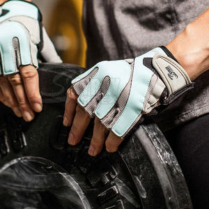 Gants de sport en néoprène demi-doigt pour le fitness et l'haltérophilie Gants d'entraînement personnalisés Prix de gros - Product Image 3