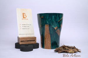 Quemador de Incienso Tradicional de Carbón para Oudh y Frankincense, Estilo Árabe, Mabkhara para Fragancia del Hogar, Porta Incienso de Madera - Product Image 1