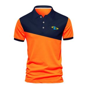 Uniforme de negocios de Golf para hombre de algodón 100% de tendencia, logotipo bordado personalizado, sólido para Polo Color, técnica teñida lisa - Product Image 4