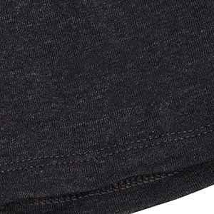 mens <b>charcoal</b> dark grey heather plain solid blank casual regular fit short sleeve tshirt crewneck basic tee top - Product Image 2