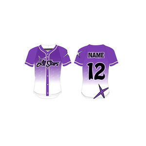 La mejor calidad, camisetas de béisbol de sublimación personalizadas, uniforme de béisbol personalizado - Product Image 4