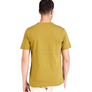 Camisetas de Cuello Redondo para Hombre, de Verano, Casuales, de Primera Calidad, 100% Algodón, Sólidas, Transpirables, Ecológicas, de Manga Corta - Product Image 2