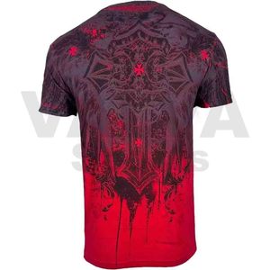 VALVA SPORTS Camiseta de sublimación de 100% algodón ligera para hombre Diseño de Arte de cuerpo completo audaz - Product Image 2