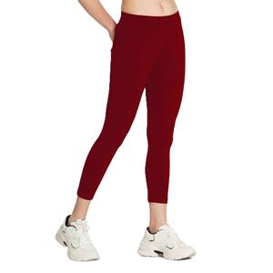 Leggings de sport décontractés pour femmes à taille haute élastique, confortables, doux, respirants, taille plus, tricotés, longueur genou - Product Image 2