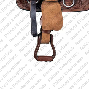 Estilos de logotipo personalizado Material de característica de embalaje Sillín de caballo Superventas Cuero genuino americano Sillín de caballo inglés occidental - Product Image 2