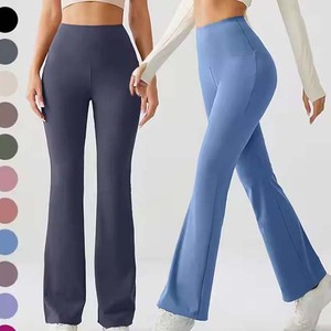 Pantalon de survêtement femme surdimensionné Jogging porter 100% coton polaire coupe ample pantalon large femme Fitness porter pantalon dames - Product Image 4