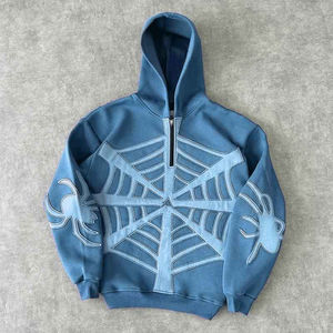 Sweat-shirt à capuche en coton 100% pour homme, taille plus, nouveau modèle 2025, imprimé numérique, coupe ample, poids lourd, logo personnalisé pour l'hiver - Product Image 5