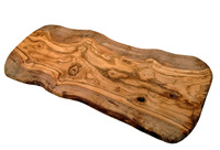 InterCraft CP400 Olijfhouten Rechthoekige Snijplank - Natuurlijke Kleur 2cm Dik Duurzaam & Robuust Keukenaccessoire