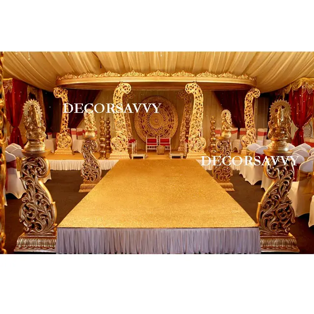 Traditional Indian wedding fiber Mandap for all kind of Hindu Gujrati Marwadi and Punjabi Weddings decoration