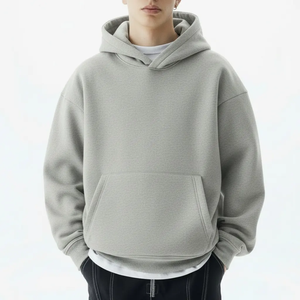 Sudadera con Capucha Deportiva de Invierno para Hombre, Personalizada, 100% Algodón, Diseño Digital Apilado, Pantalones Deportivos, Sudadera Gruesa con Capucha - Product Image 1