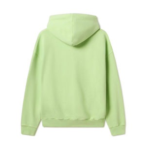 Coton de haute qualité hommes Logo brodé personnalisé tissu français sweats à capuche en molleton motif teint uni Top Design - Product Image 2