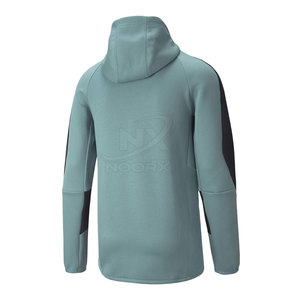 เสื้อฮู้ดซิปผู้ชาย NOORX SPORTS ปี 2025 โลโก้แบบกำหนดเอง สำหรับกีฬาฤดูหนาว แขนยาว สวมใส่สบาย พิมพ์ลายดิจิทัล เป็นมิตรกับสิ่งแวดล้อม แห้งเร็ว - Product Image 2