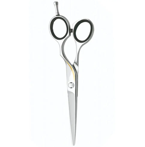 Ciseaux de coupe de cheveux de coiffeur enduits de papier de fleur avec des lames pointues d'acier inoxydable ciseaux de coiffure de beauté - Product Image 2