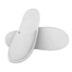 Pantoufles en tissu de coton multicolore de haute qualité pantoufles d'hôtel jetables écologiques conception attrayante recyclable fabriqué - Product Image 1