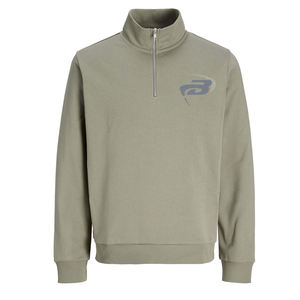 Unisex Winter Printed Fleece Tracksuit Half-<b>Zip</b> <b>Sweatshirt</b> Jogging Pants Set Casual Breathable Lightweight Windproof - Product Image 2