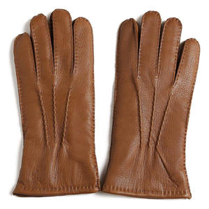 Gants élégants en cuir au poignet pour hommes raffinés à coordonner avec les costumes et les vêtements de cérémonie lors de mariages ou d'événements professionnels - Product Image 5