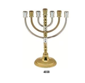 L'église en métal de grande classe utilise un bougeoir Menorah religieux - Product Image 6