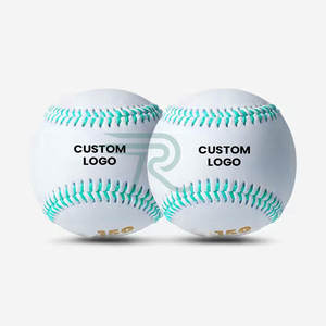 Balle de baseball professionnelle Razorts personnalisée de 9 pouces, accessoires d'entraînement en cuir professionnel - Product Image 1