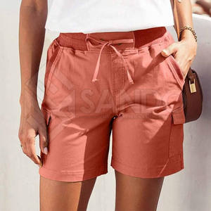 กางเกงขาสั้นคาร์โก้สำหรับผู้หญิงสวมใส่สบายและระบายอากาศได้ดีเสื้อผ้าแฟชั่นปรับแต่งได้ - Product Image 4