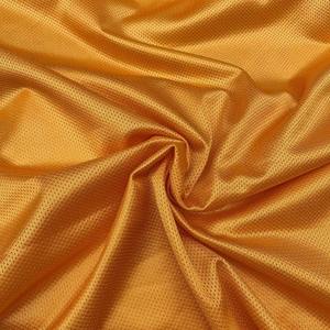 Short de basket-ball jaune personnalisé avec garniture marron tissu maille cordon taille athlétique Gym Sportswear Shorts - Product Image 3