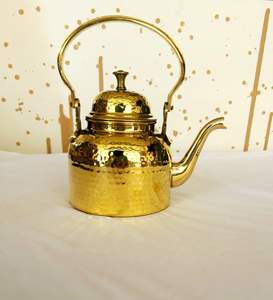 Nouvelle théière artisanale en laiton pur, traditionnelle indienne, pour café et infusions aux herbes, à prix de gros pour l'exportation - Product Image 6