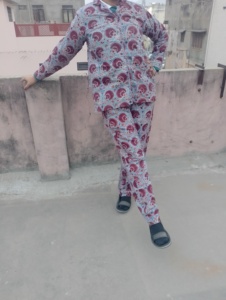 100% coton indien bloc imprimé PJ ensemble pour femmes doux vêtements de nuit pyjama et chemise pour l'été ou l'hiver pour les demoiselles d'honneur - Product Image 5