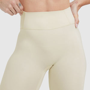Vente en gros de pantalons de fitness taille haute pour femmes leggings en polyester doux et respirant, tenue quotidienne d'été décontractée - Product Image 4