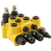 Vanne de commande directionnelle hydraulique GMS de qualité supérieure, débit de 55 L/MIN, garantie 1 an, monobloc 1 à 7 bobines, 315 BAR