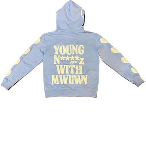 Service de conception de vêtements pour hommes Sweat-shirt zippé intégral sur le visage Sweats à capuche pour hommes Logo personnalisé Vêtements de golf Sweat à capuche zippé pour hommes - Product Image 2